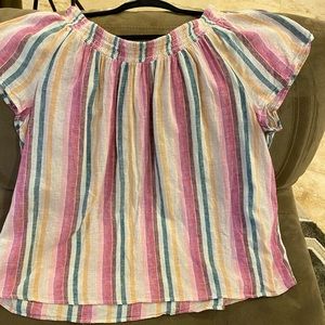 Lot of 2 Women’s Linen Plus Size Tops